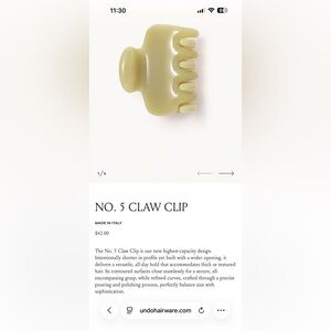 No. 5 Claw Clip